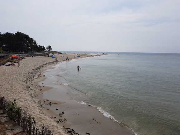 Helská kosa a Polský Zlatni Rat-městěčko Hel