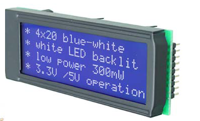 4x20 char LCD